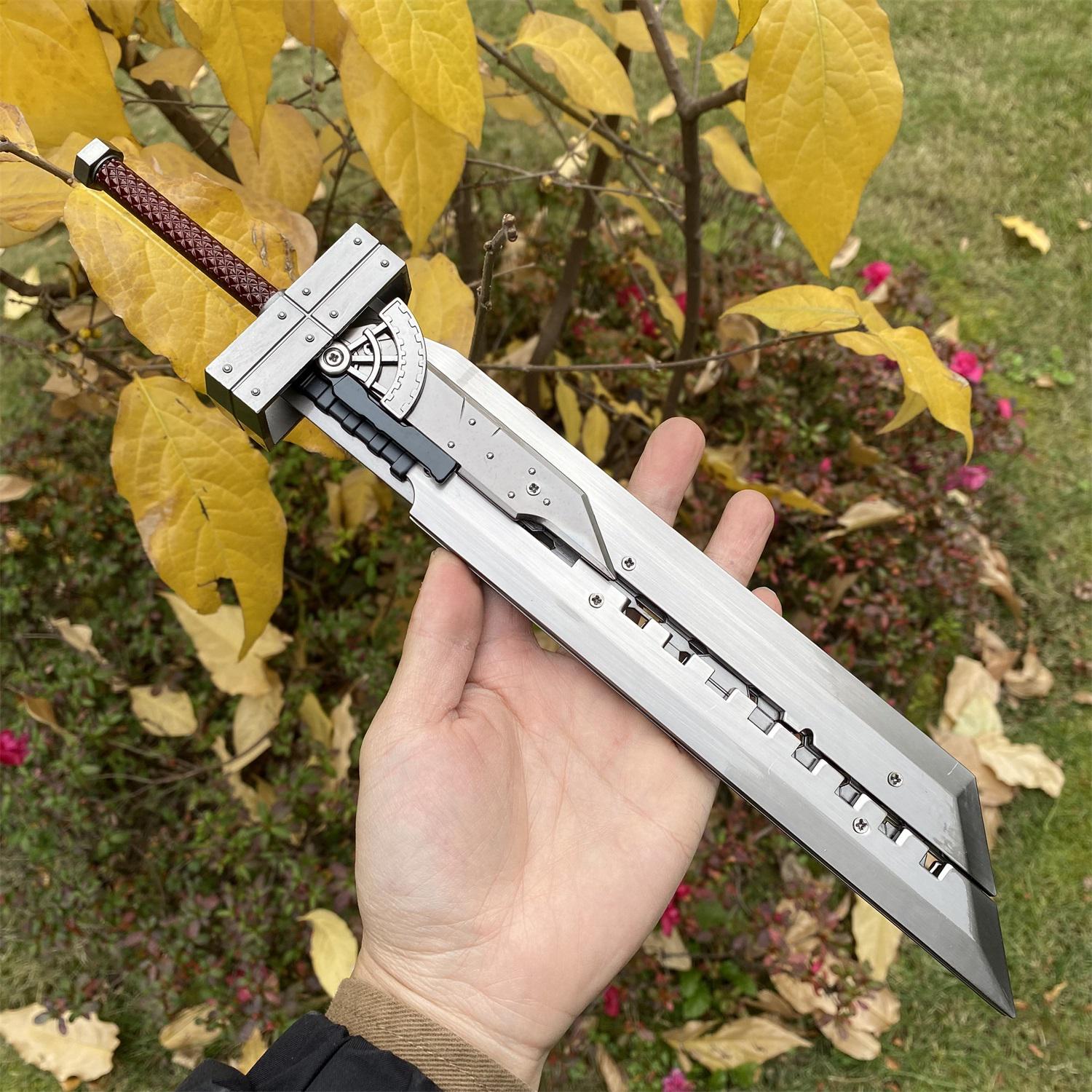 Cloud Fusion Assembled Display Prop – Handmade Metal Collectible | FF7 Inspired