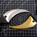 CS:GO Karambit Claw Knife Training Prop with Holster – Metal Display Collectible