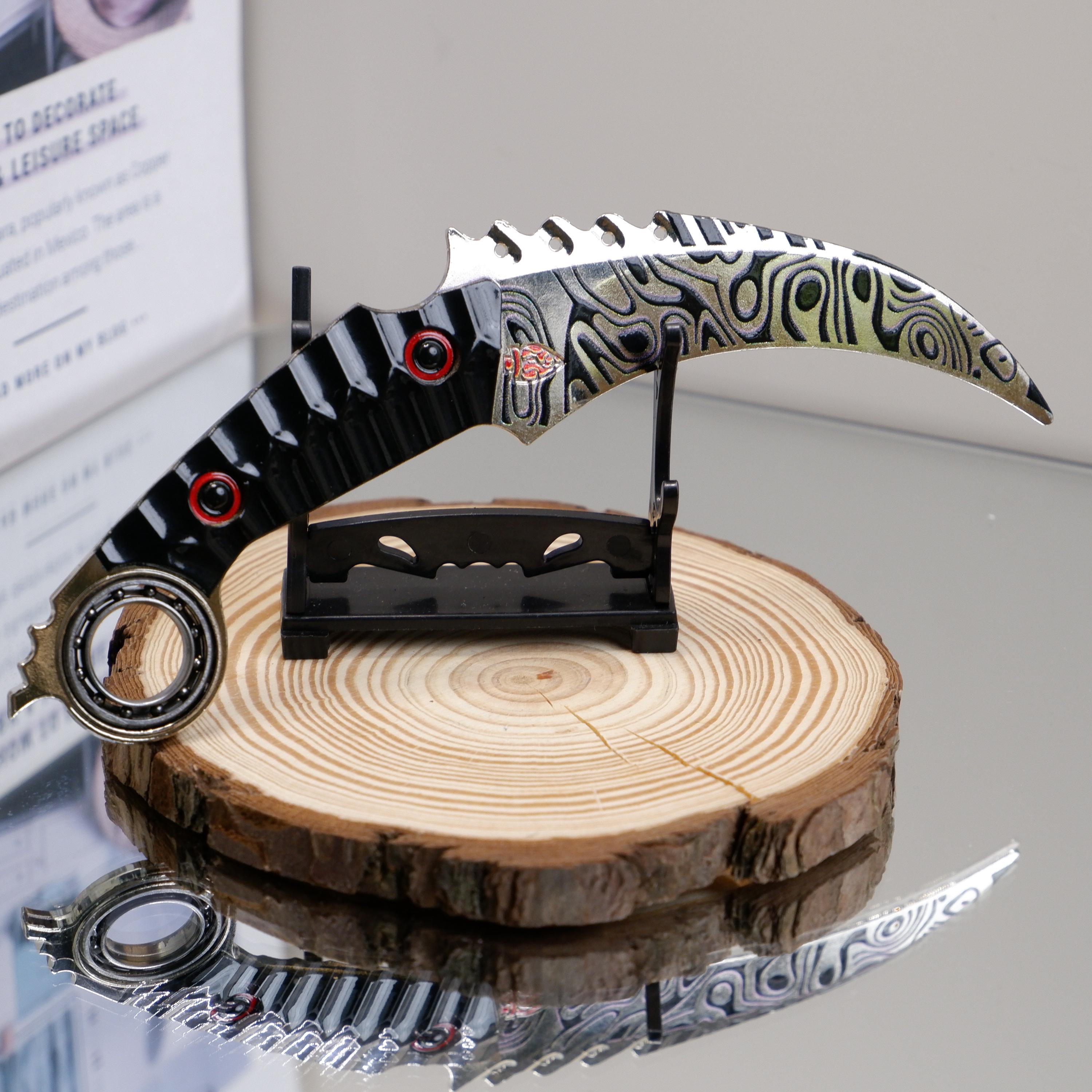 CS:GO Karambit Claw Knife Training Prop – Metal Display Collectible