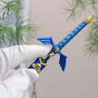 Zelda Tears of the Kingdom Master Sword Keychain – Metal Display Collectible