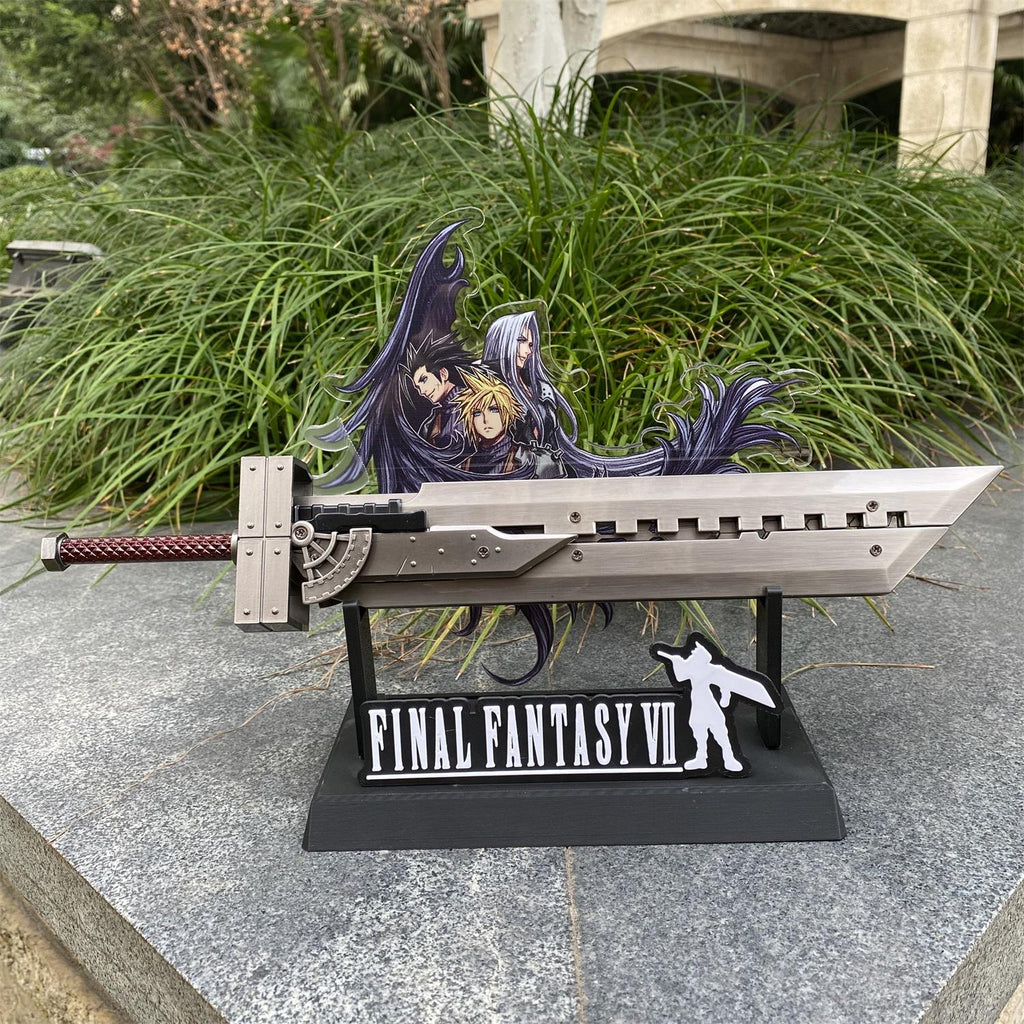 Cloud Fusion Assembled Display Prop – Handmade Metal Collectible | FF7 Inspired