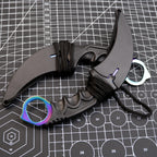 CS:GO Karambit Claw Knife Training Prop with Holster – Metal Display Collectible
