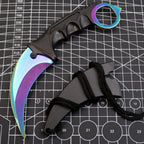 CS:GO Karambit Claw Knife Training Prop with Holster – Metal Display Collectible