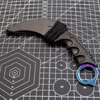 CS:GO Karambit Claw Knife Training Prop with Holster – Metal Display Collectible