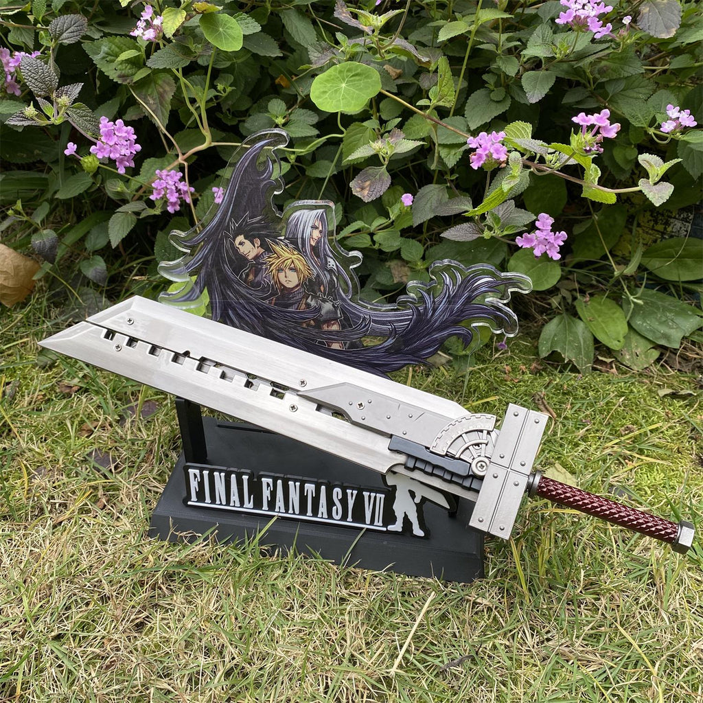 Cloud Fusion Assembled Display Prop – Handmade Metal Collectible | FF7 Inspired