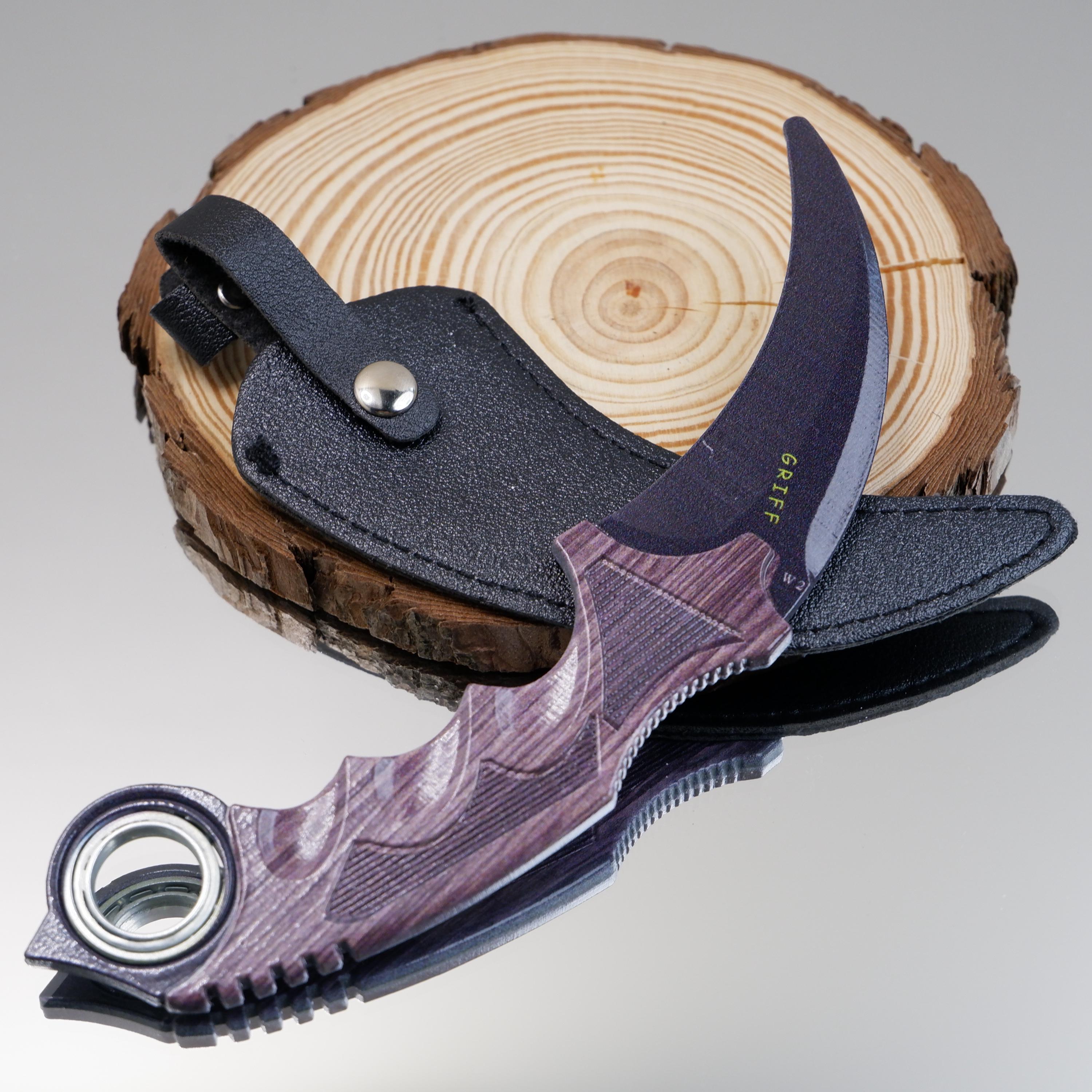 CS:GO Karambit Claw Knife Training Prop – Metal Display Collectible