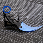 CS:GO Karambit Claw Knife Training Prop with Holster – Metal Display Collectible