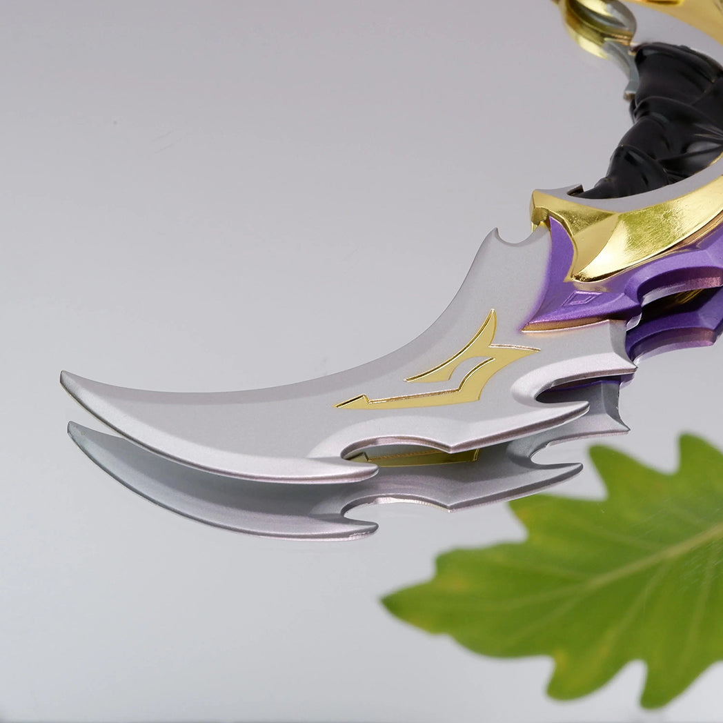 Valorant Reaver Karambit Claw Knife 16cm Heavy Metal Replica – Alloy Gothic Display Collectible