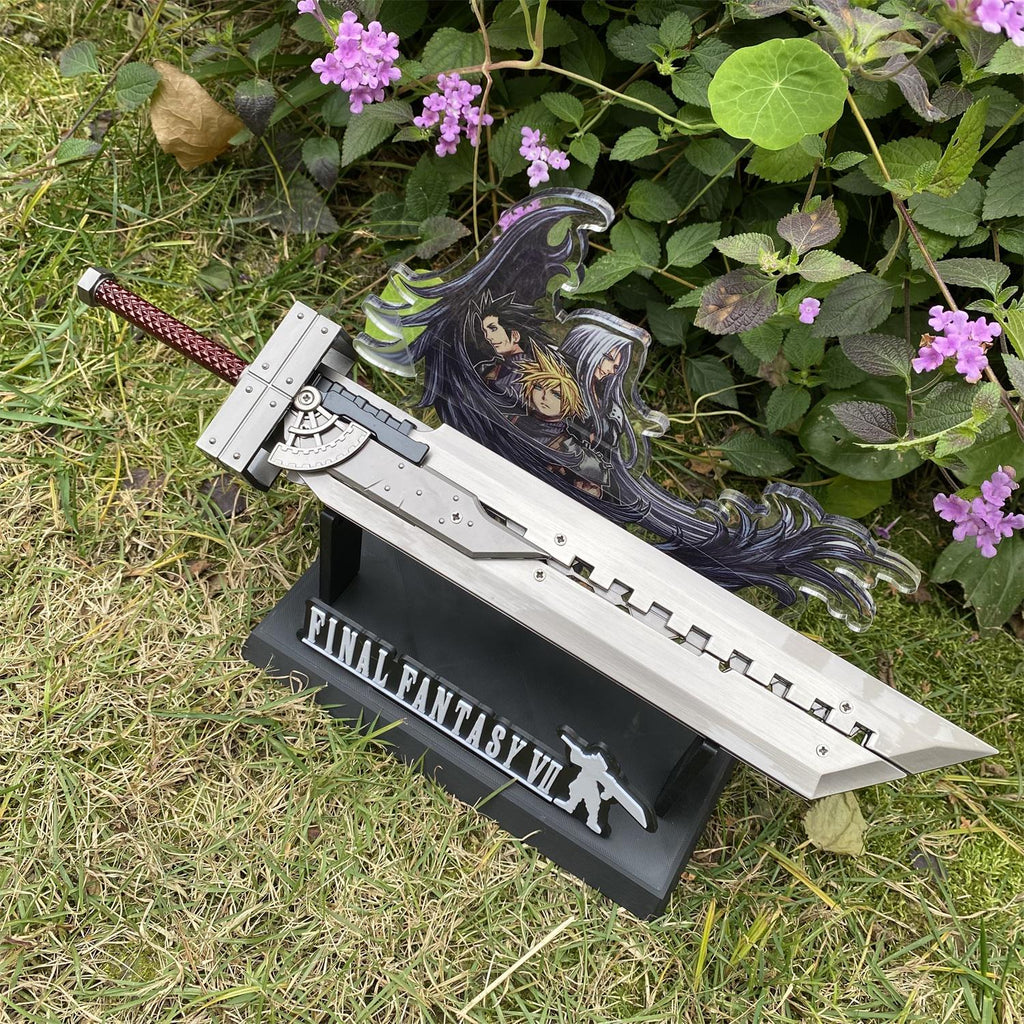 Cloud Fusion Assembled Display Prop – Handmade Metal Collectible | FF7 Inspired