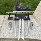 Cloud Fusion Assembled Display Prop – Handmade Metal Collectible | FF7 Inspired