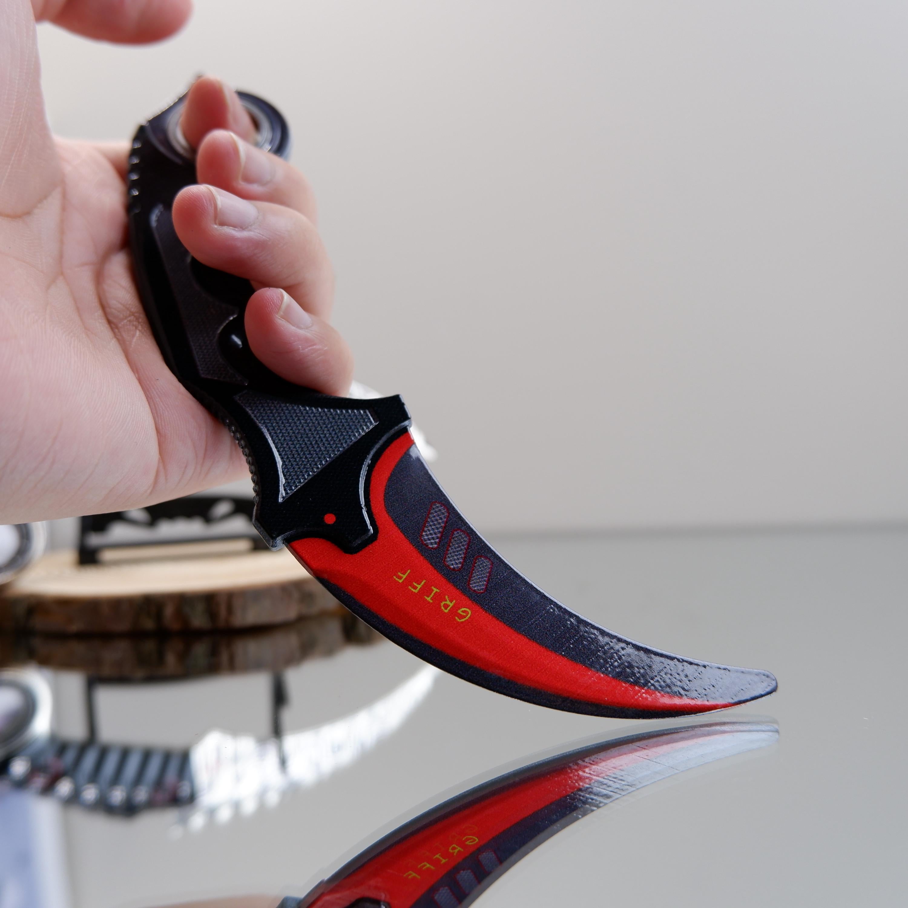 CS:GO Karambit Claw Knife Training Prop – Metal Display Collectible