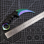 CS:GO Karambit Claw Knife Training Prop with Holster – Metal Display Collectible