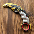 Metal Champion Karambit Blunt Blade Trainer Cosplay Prop