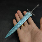 Metal Dark Moonlight Greatsword Miniature 7.8 Inch USA Stock