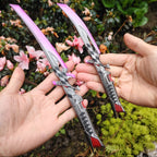 Metal Dual Katana Deadly Duet Replica - Dull Blade Miniature