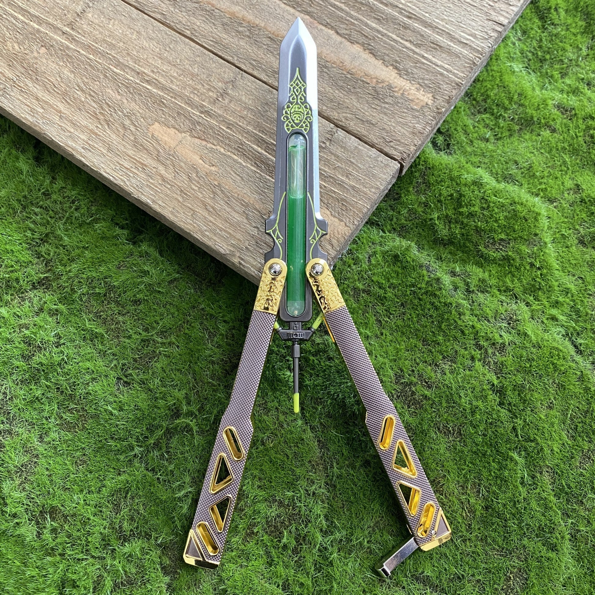 Apex Legends Octane Heirloom Glow Handcrafted – Metal Display Collectible