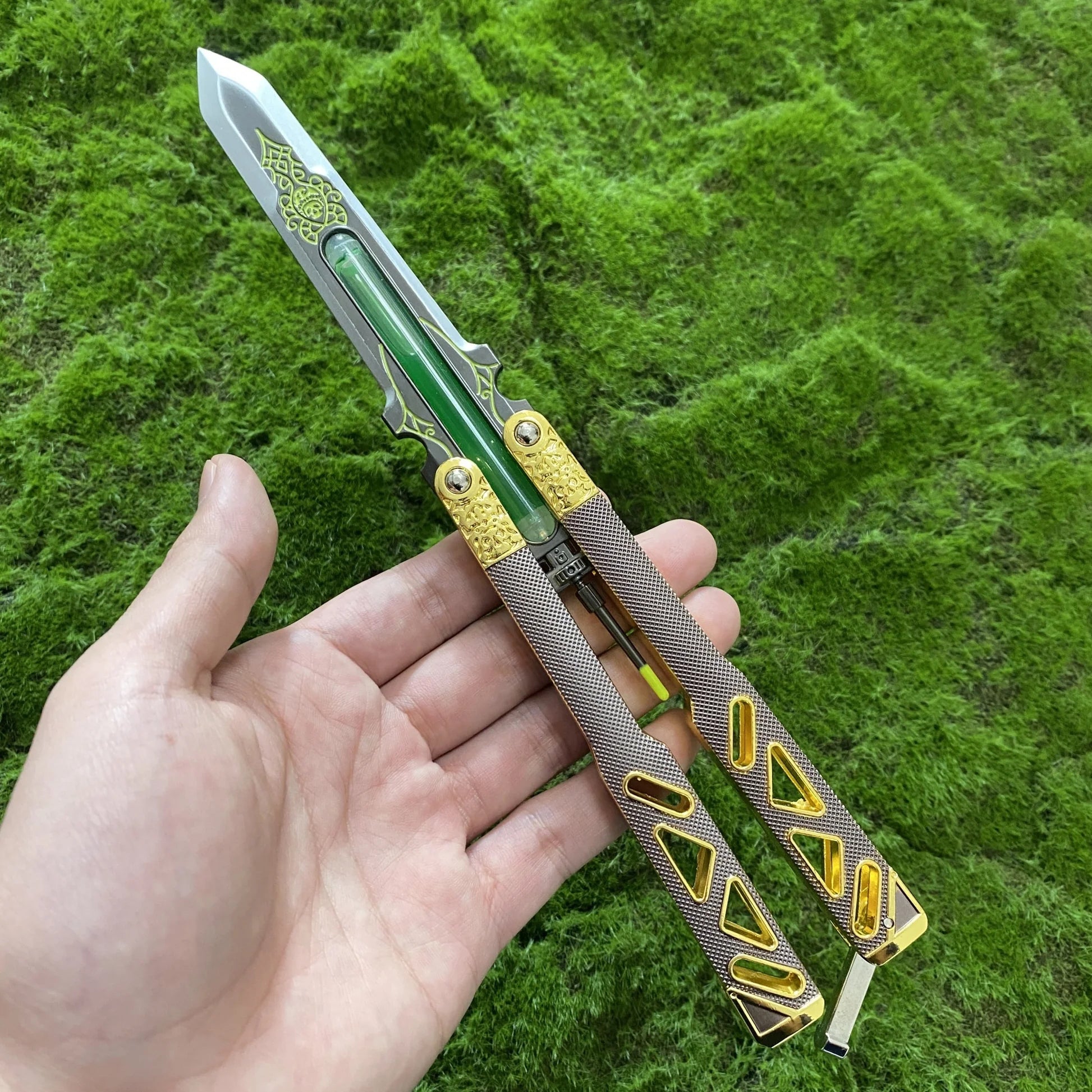 Apex Legends Octane Heirloom Glow Handcrafted – Metal Display Collectible