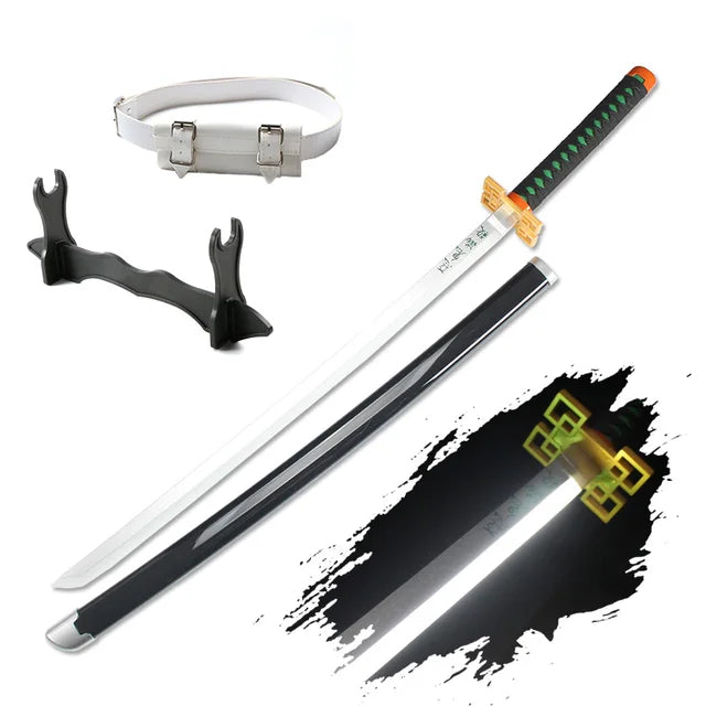 Demon Slayer 103cm Glowing Nichirin Blade 360° Spinning LED Rechargeable – Display Collectible