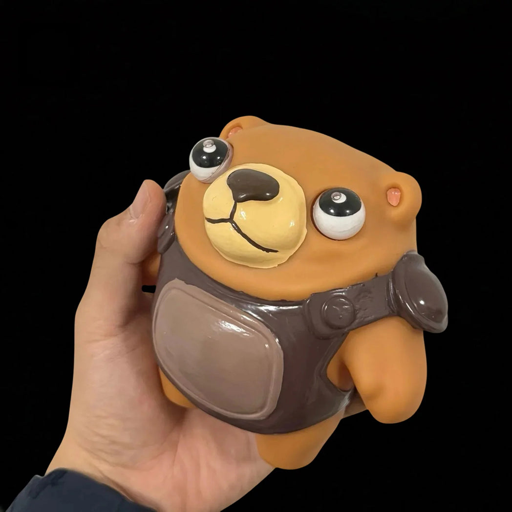 Valorant Tact Bear Gekko Pet Silicone Stress Relief Toy – Cute Squishy Gaming Fidget Collectible