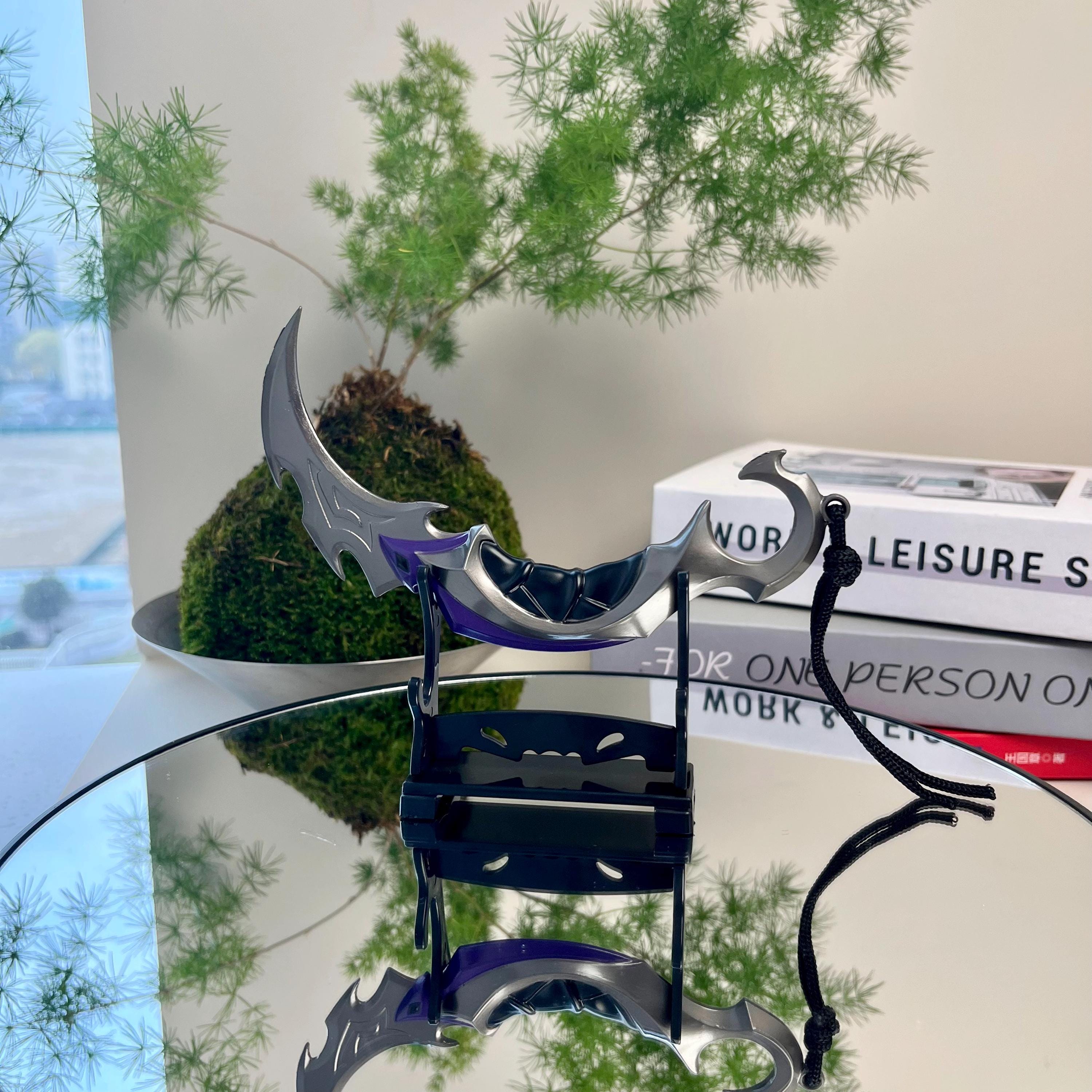 Valorant Reaver Karambit Knife Set – Metal Display Collectible