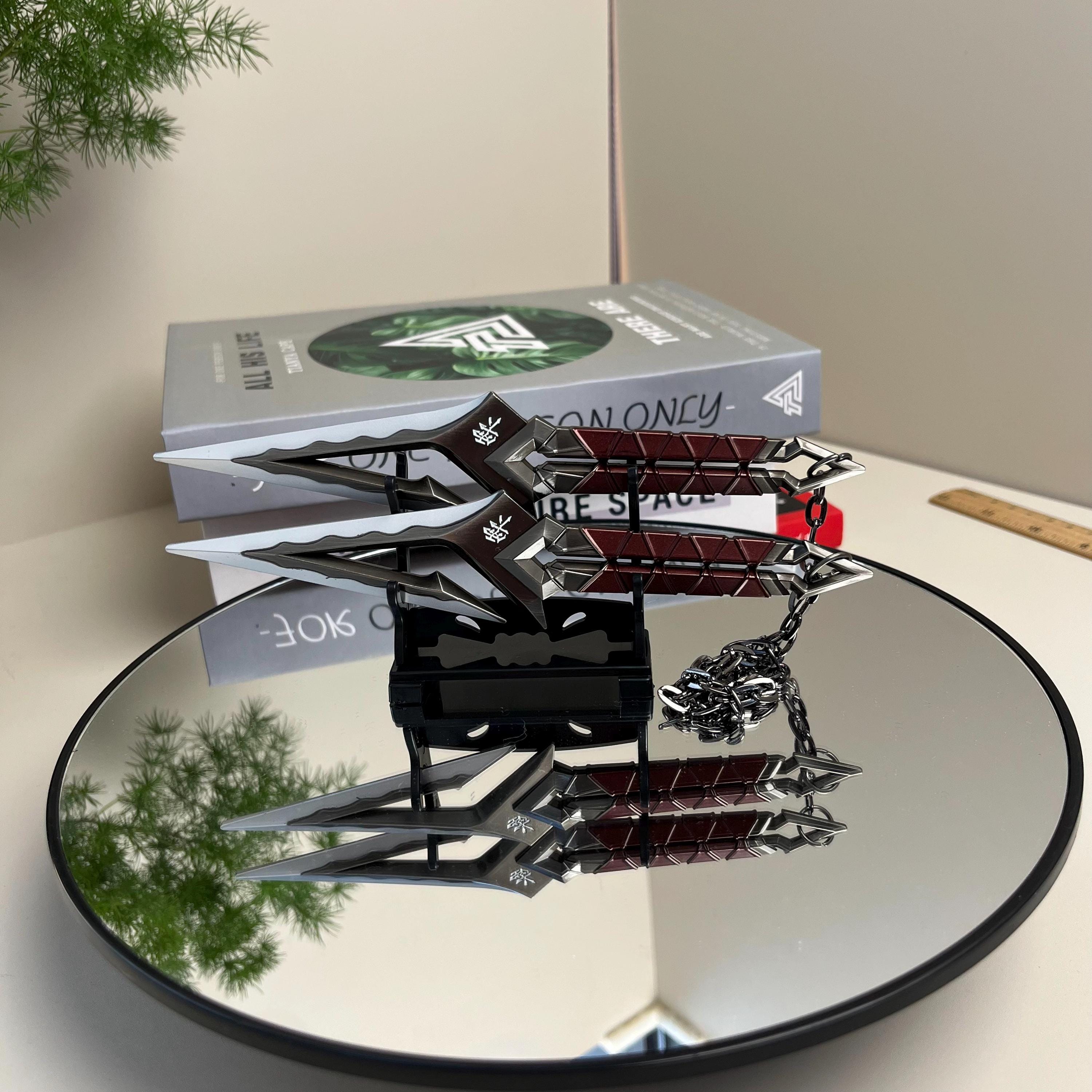 Valorant Kuronami No Yaiba Dagger – 3D Printed Alloy Metal Display Model, Game Collectible