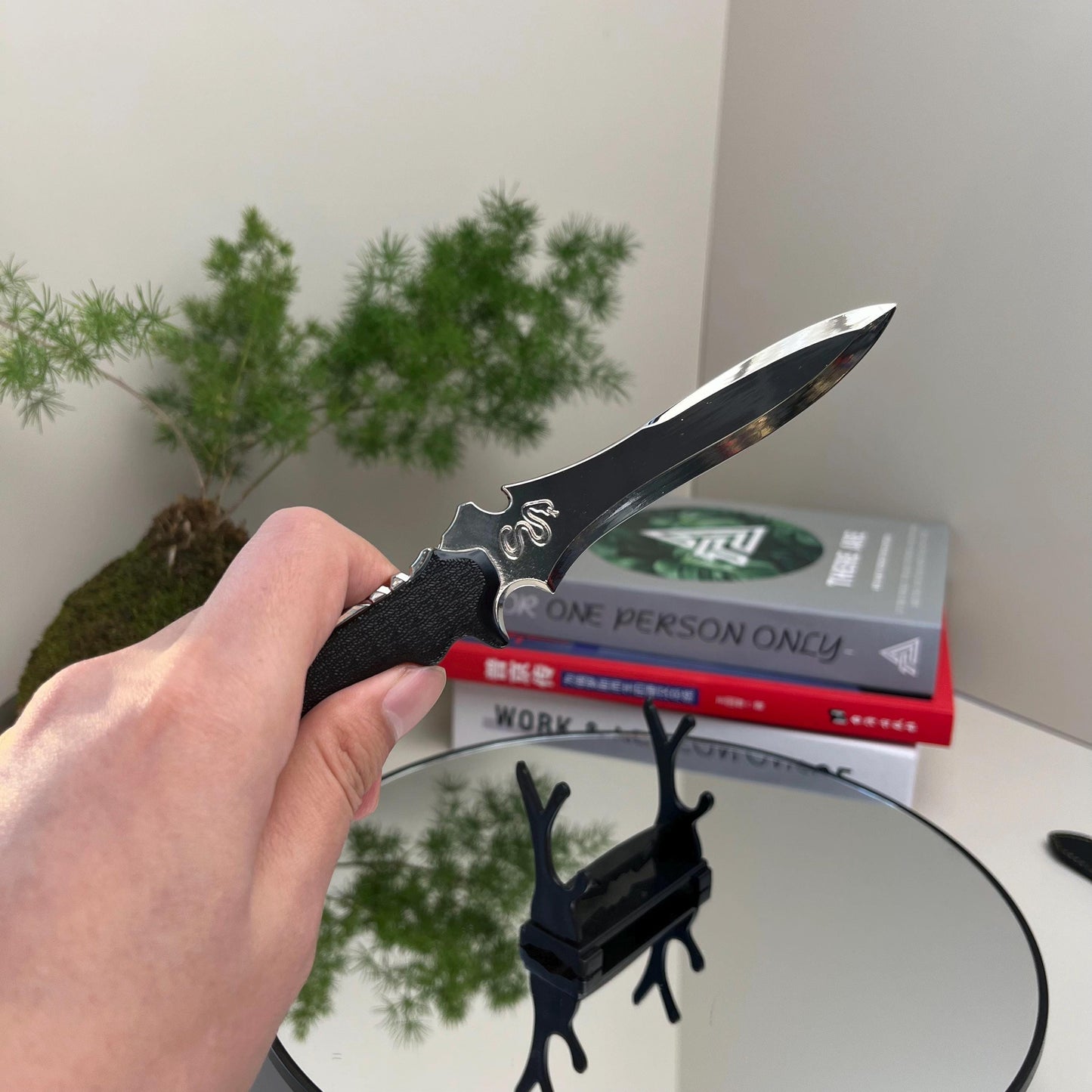 Resident 4 Jack Krauser Knife, Metal Weapons model, Resident Props, Trainer Knife, Cosplay Prop, Weapons Replica, Desk Toys