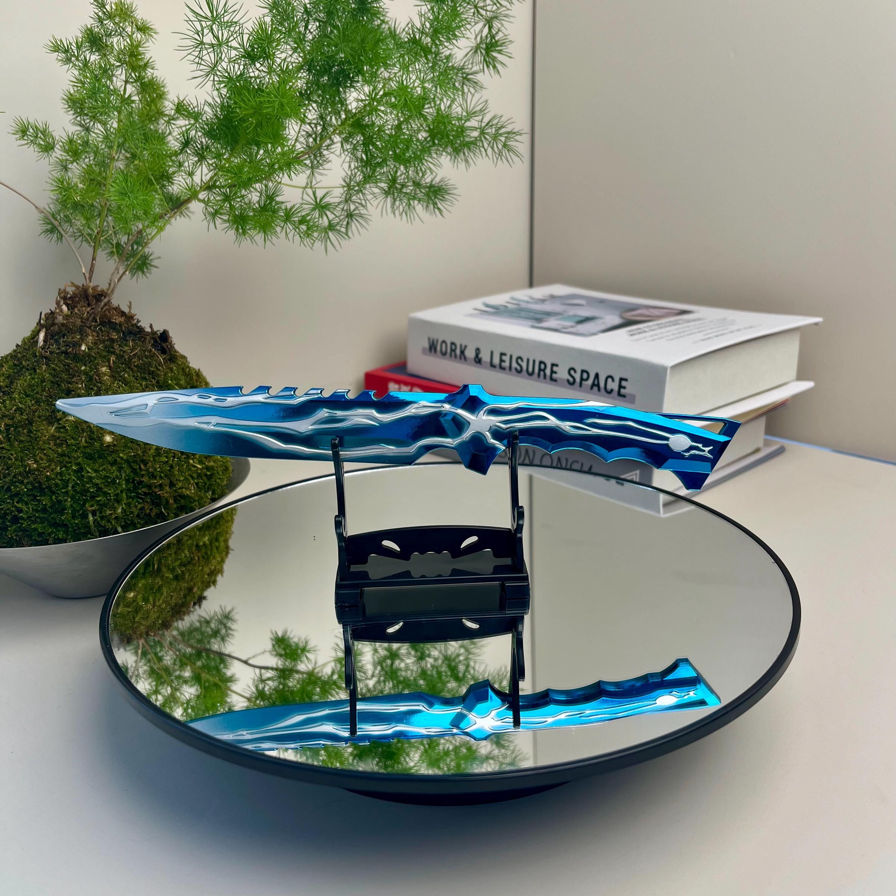 Valorant Smite Dagger with Sheath - All-Metal Dagger, Collector's Item