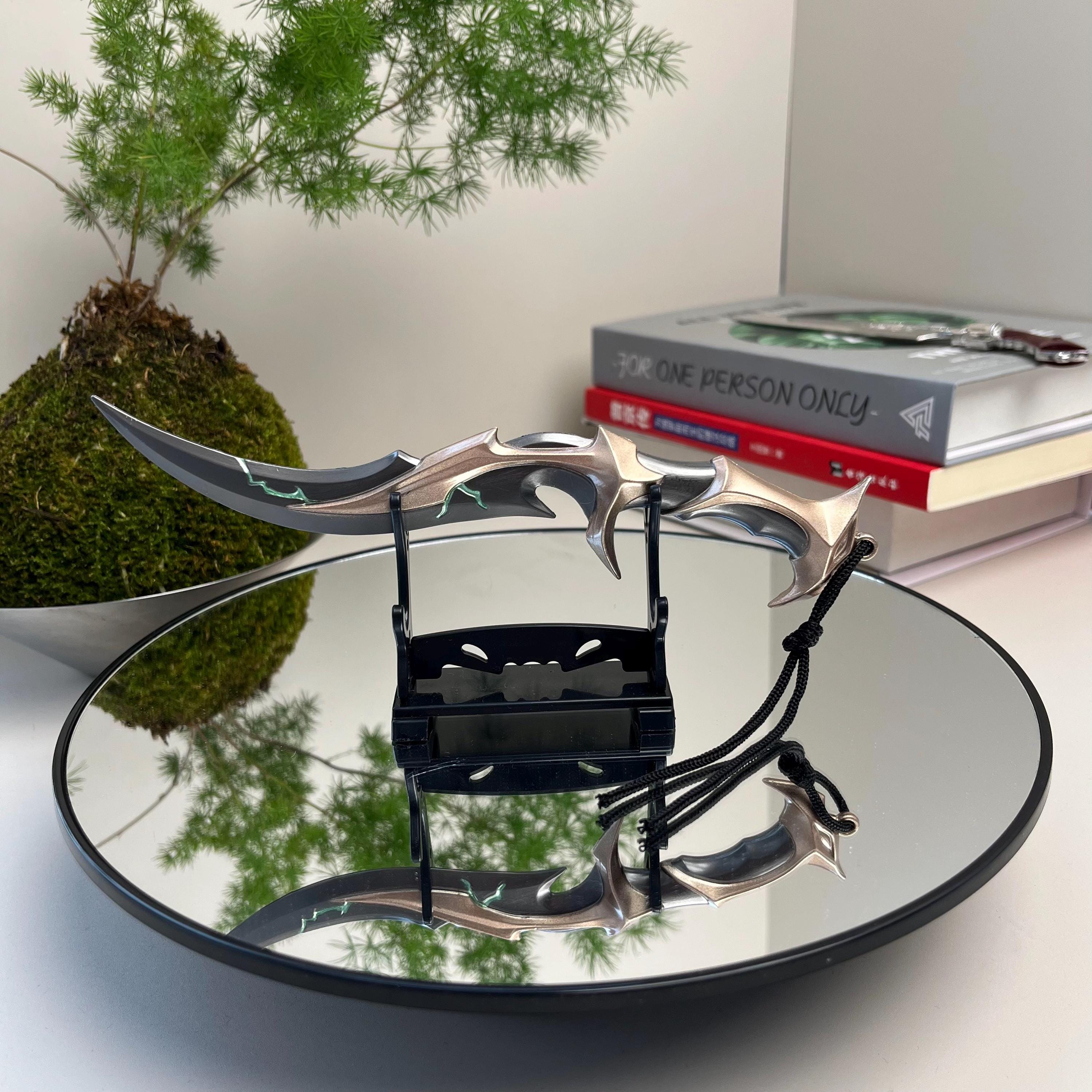 Valorant Forsaken Ceremonial Dagger with Sheath – Metal Training Prop Collectible