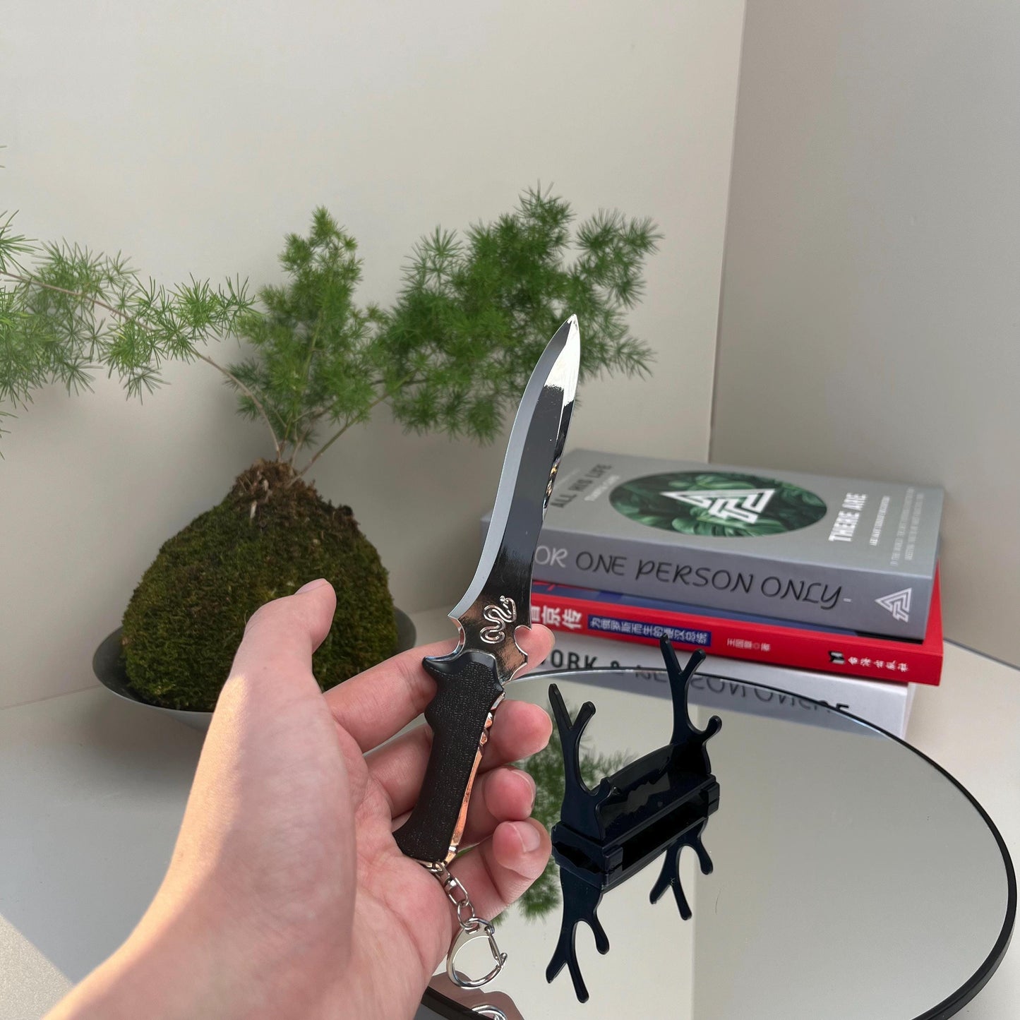 Resident 4 Jack Krauser Knife, Metal Weapons model, Resident Props, Trainer Knife, Cosplay Prop, Weapons Replica, Desk Toys
