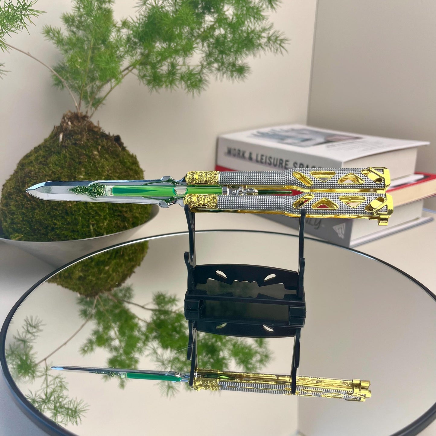 Handmade Octane Trainer Knife, Heirloom Octane, Liquid Tube Collective Blunt Trainer, Luminous Weapon, Cosplay Prop, Weapons Replica Gift