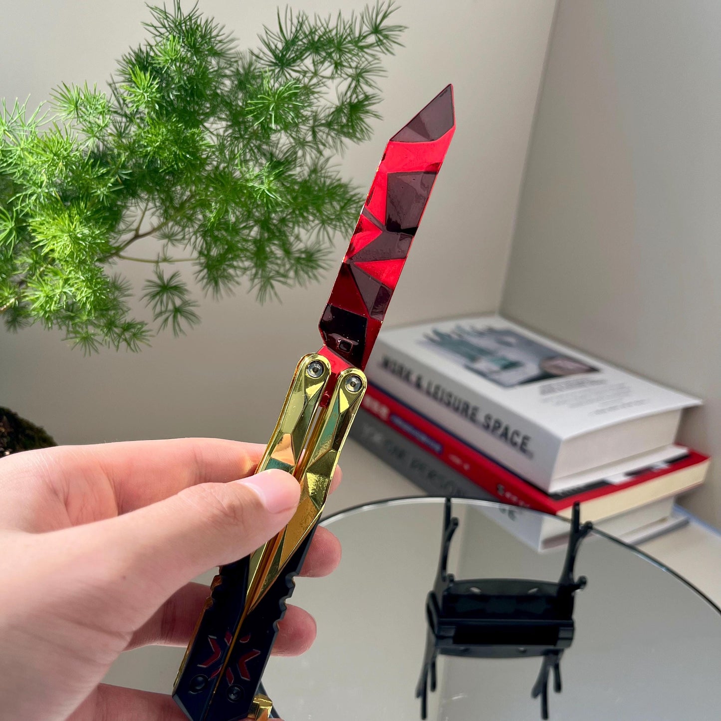Valorant Champions 2022 Butterfly, Killjoy Valorant, Trainer Knife, Foldable Knife, Cosplay Prop, Weapons Replica, Gift For Game, Boys Toys