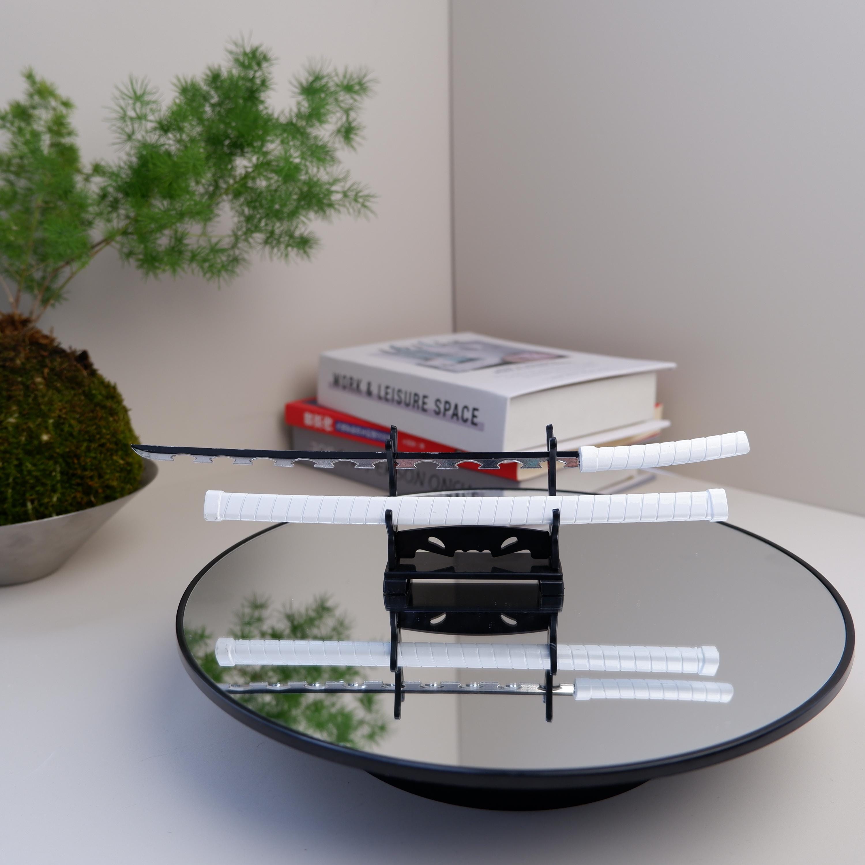 Demon Slayer Samurai Sword Set – Metal Anime Swords of Tanjiro, Nezuko, Zenitsu, Inosuke, Giyu, and Kyojuro, Collectible Replica Models