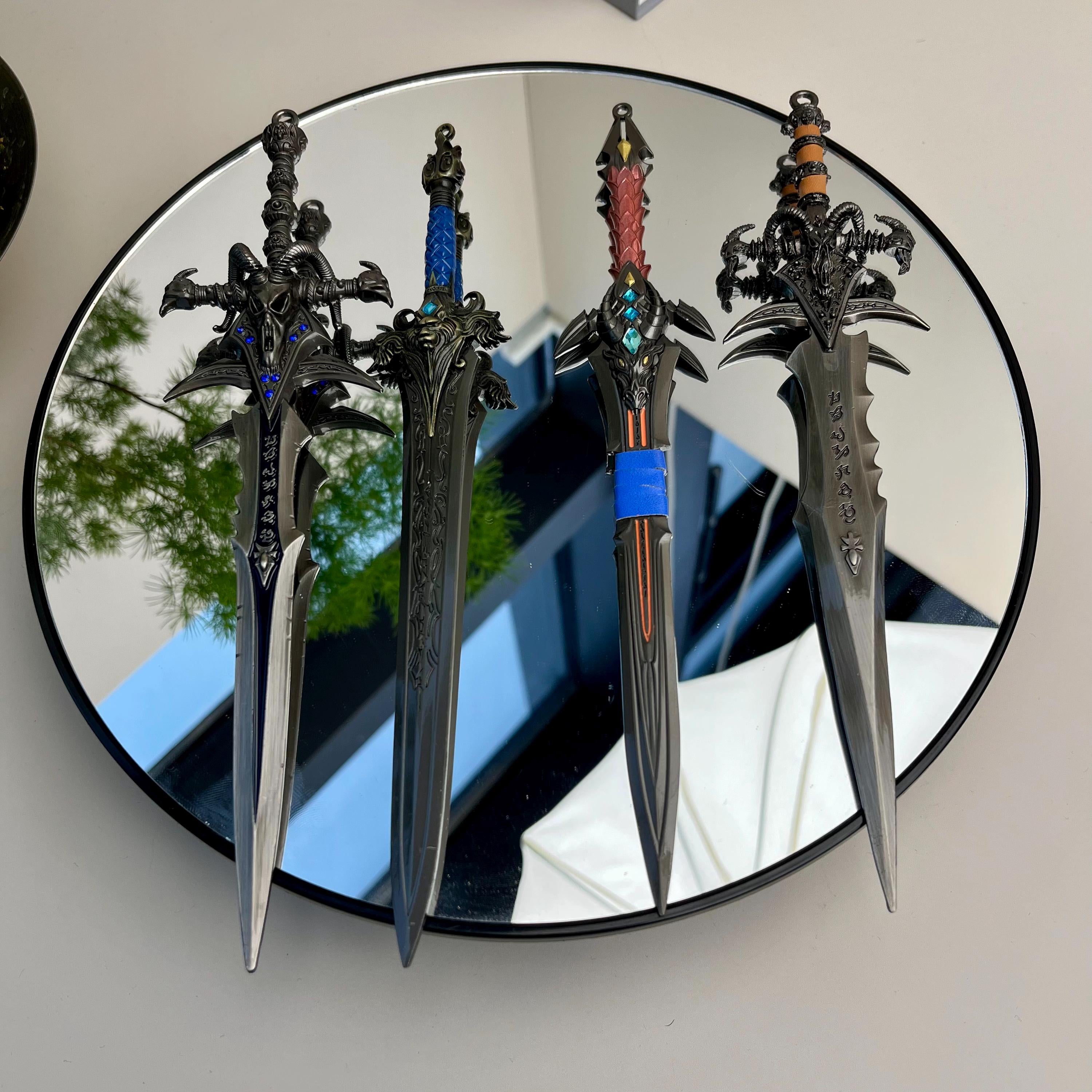 Fantasy Game Inspired Frostmourne Sword – Metal Display Collectible