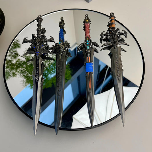 World of Warcraft Horde, Lich King Arthas Frostmourne Sword, World Of Warcraft Horde, Game Peripherals, Metal Weapons Replica, Toy Gifts
