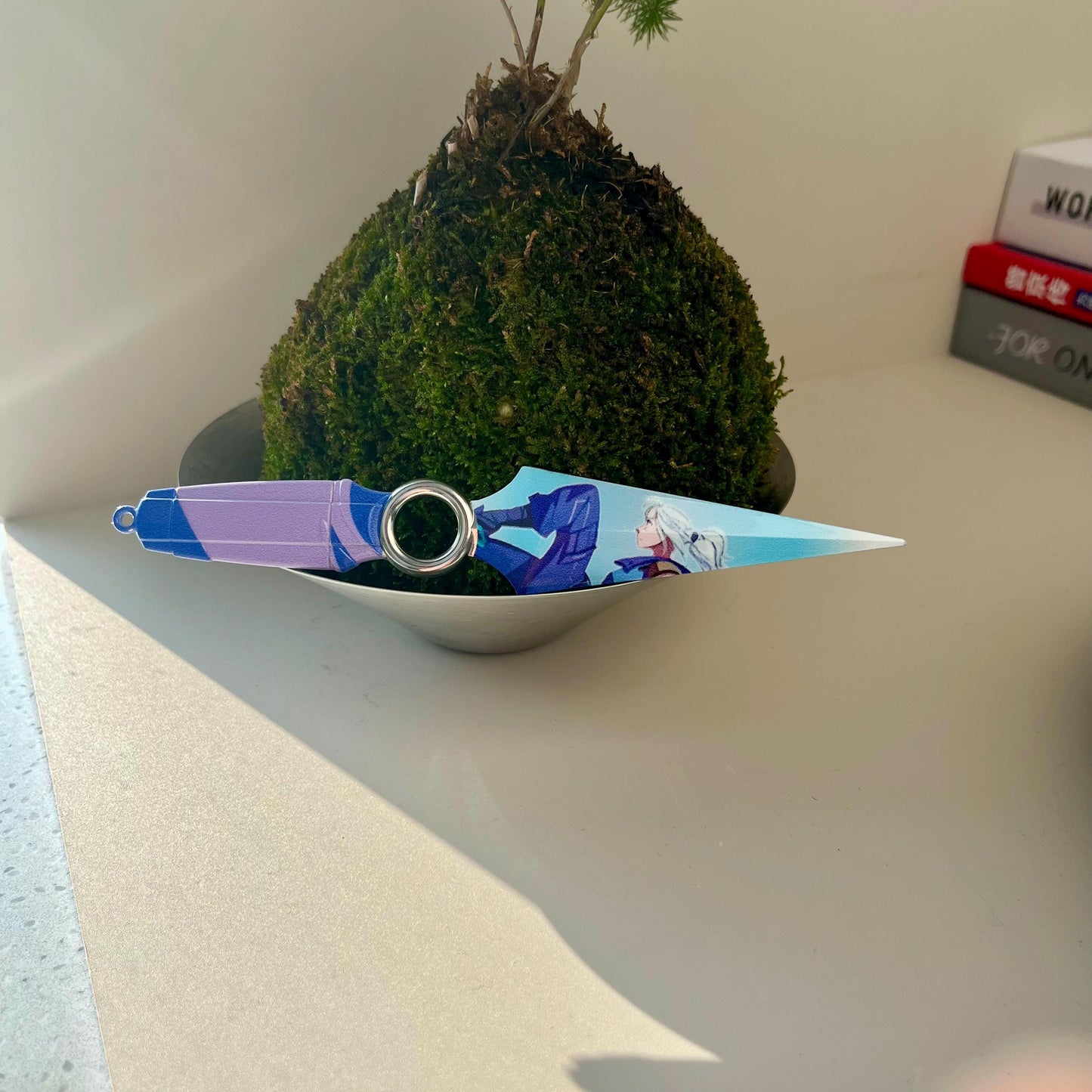 Valorant Go! Vol.1 Knife, Handmade knife With Holster, Rotate Knife, Game Peripheral, Blunt Blade Gamer Gift, Weapon Replica, Desk Toys Gift