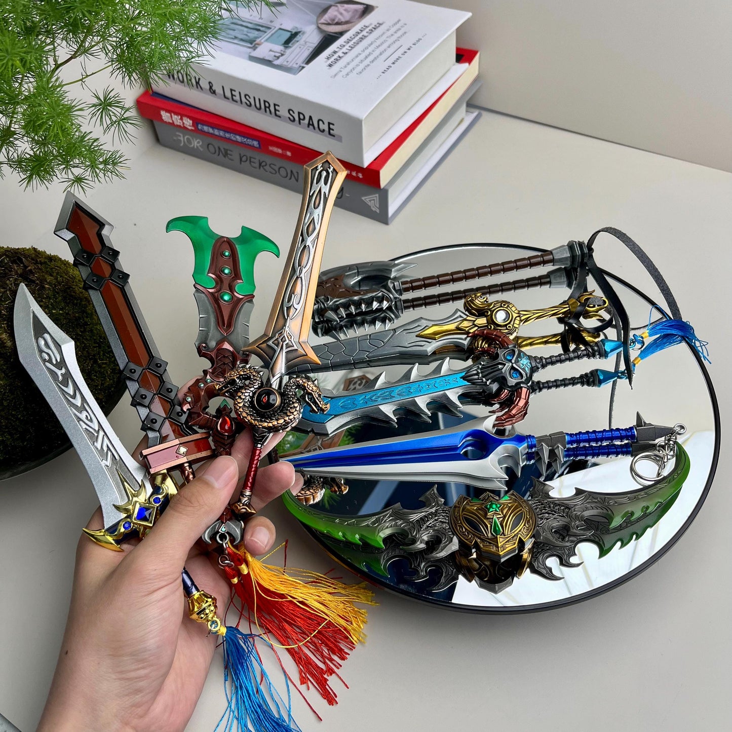 Fan World Of Warcraft, Frostmourne, Thunderfury, Warglaives Of Azzinoth, Game Peripherals, Metal Model, World Of Warcraft Weapons Replica