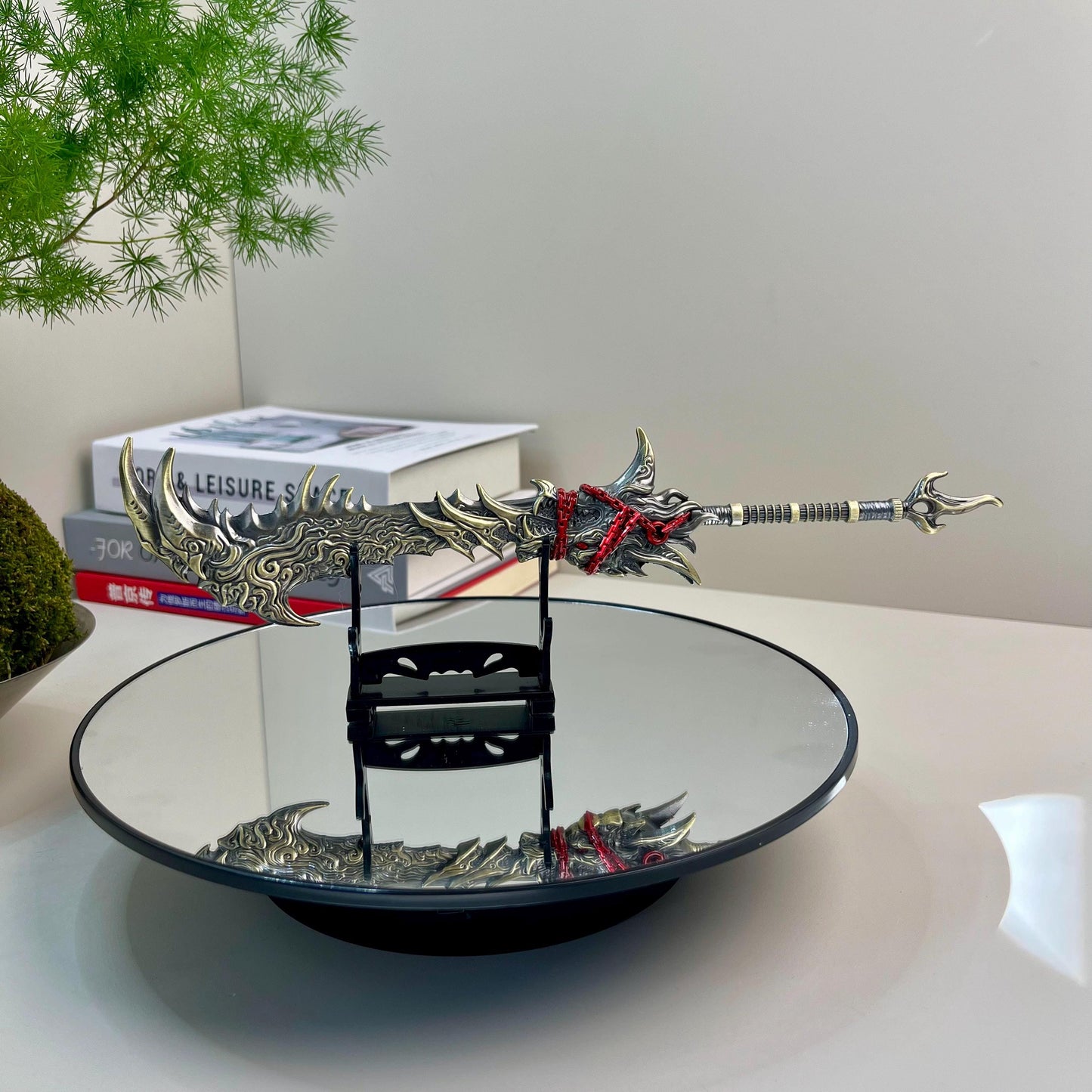 Naraka Bladepoint, Exiled Star Wolf, Game Peripheral, Trainer Knife, Metal Weapon Model, Game Weapon Replica, Collection Craft Toys Gifts