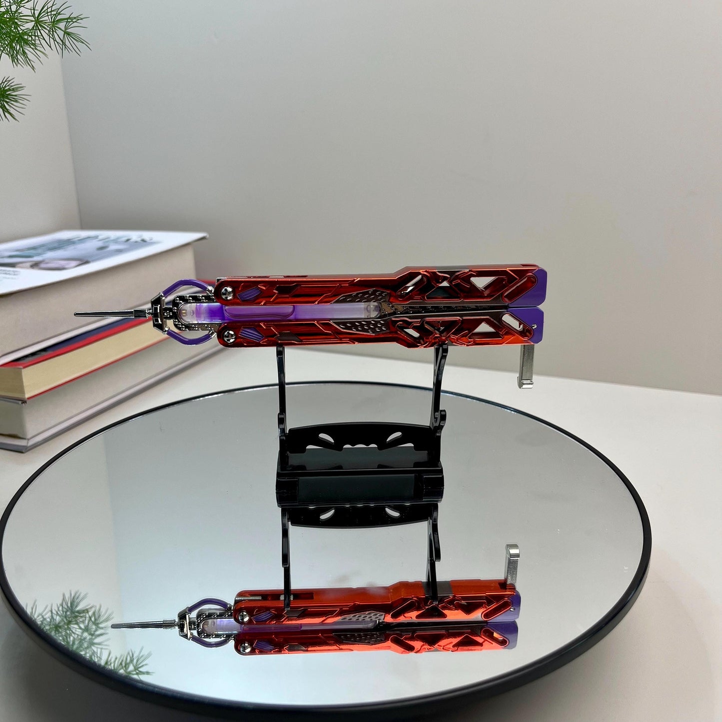 APEX Butterfly Handmade Octane Trainer Knife, Heirloom Octane, Liquid Tube Collective Blunt Trainer, Luminous Weapon, Weapons Replica Gift