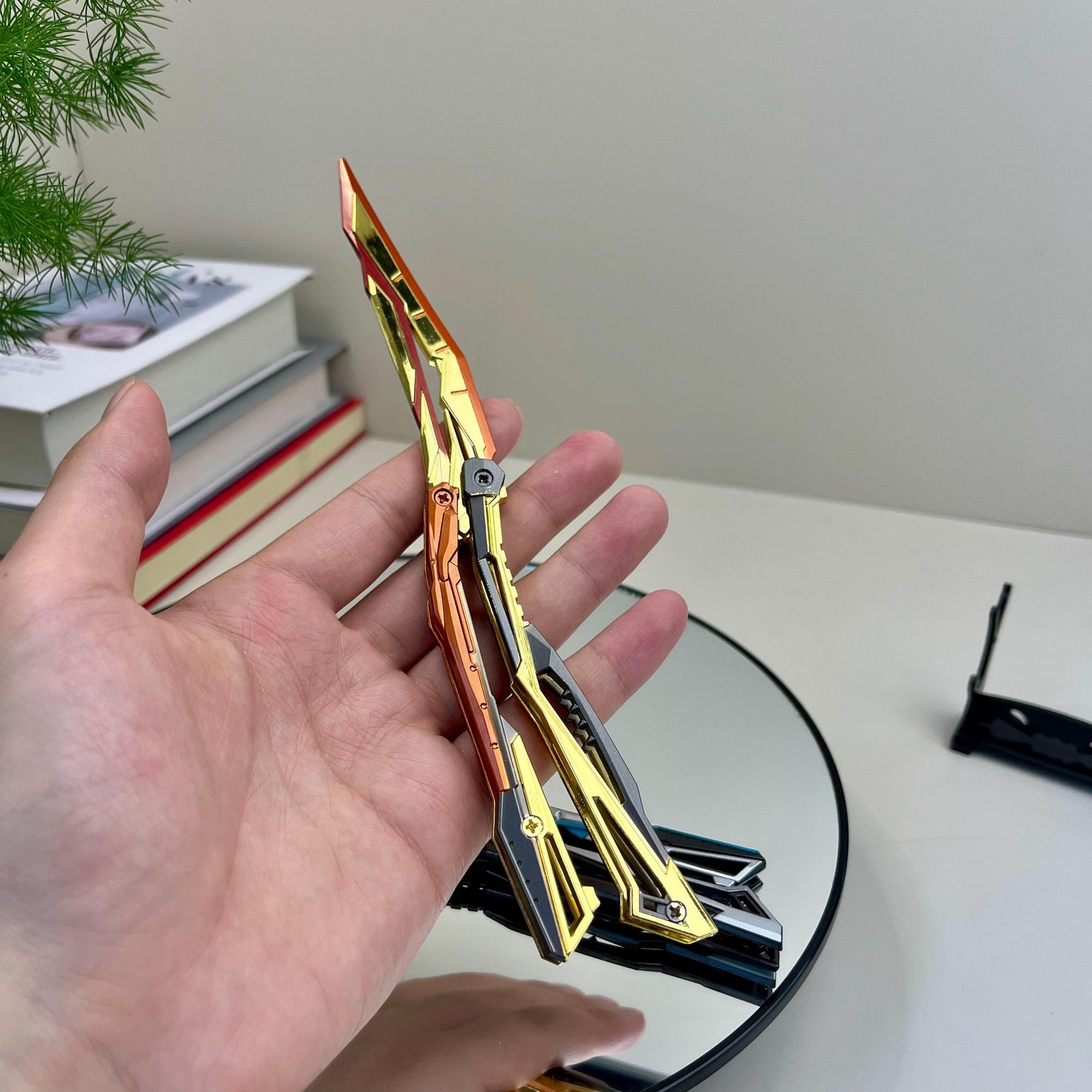 CrossFire Butterfly, Game Peripheral, Trainer Knife, Cosplay Prop, Blunt Knife, Weapons Replica, Toy Knife, Foldable Knife, Gift For Game