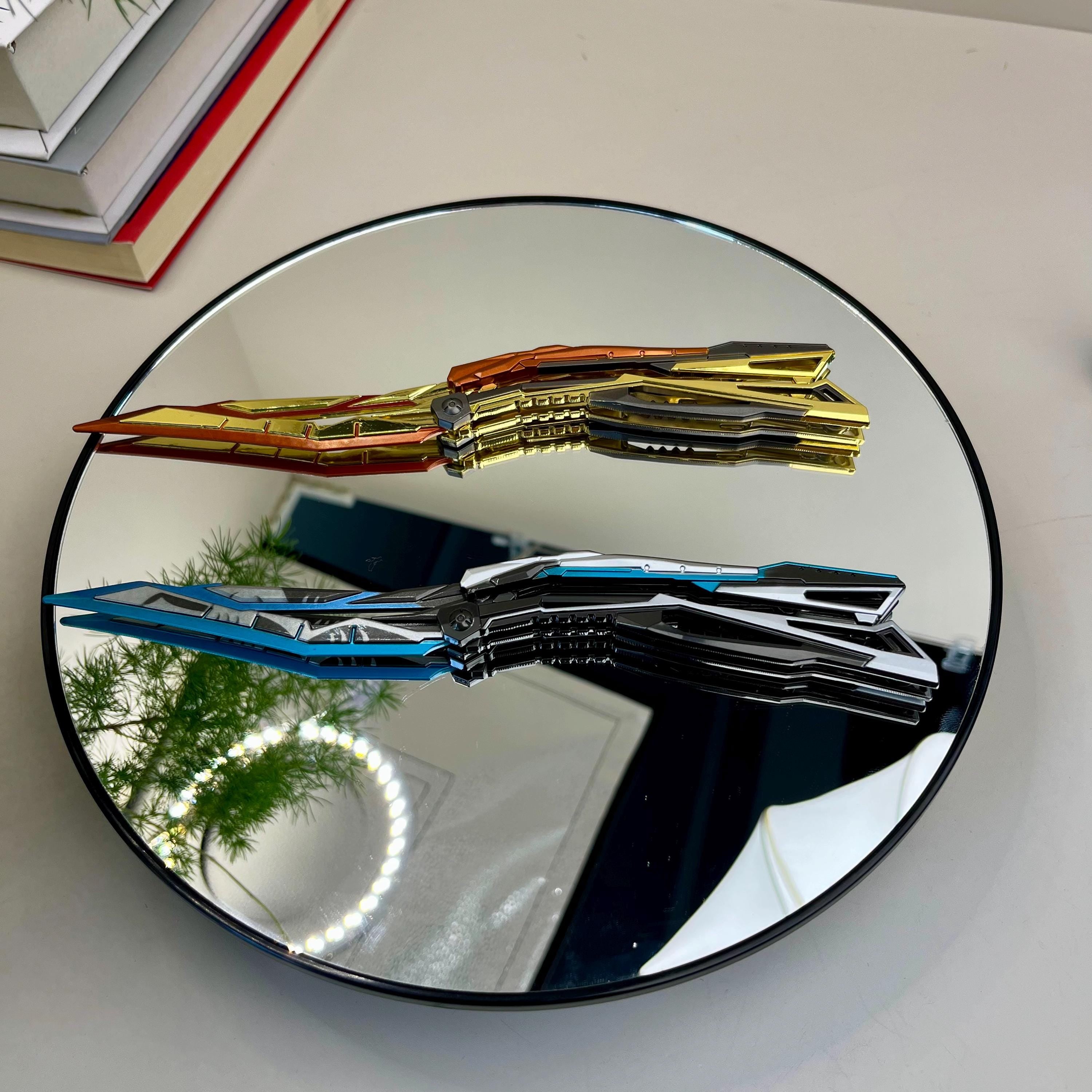 CrossFire Butterfly Knife – Blunt-Tipped Folding Trainer Knife, Collectible Gift