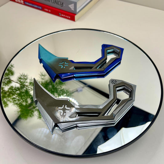 Valorant Vct Karambit Knife, Valorant Game Peripheral, Weapon Replica Collection, Desk Ornament, Metal Material Weapon Model, Handmade Gift