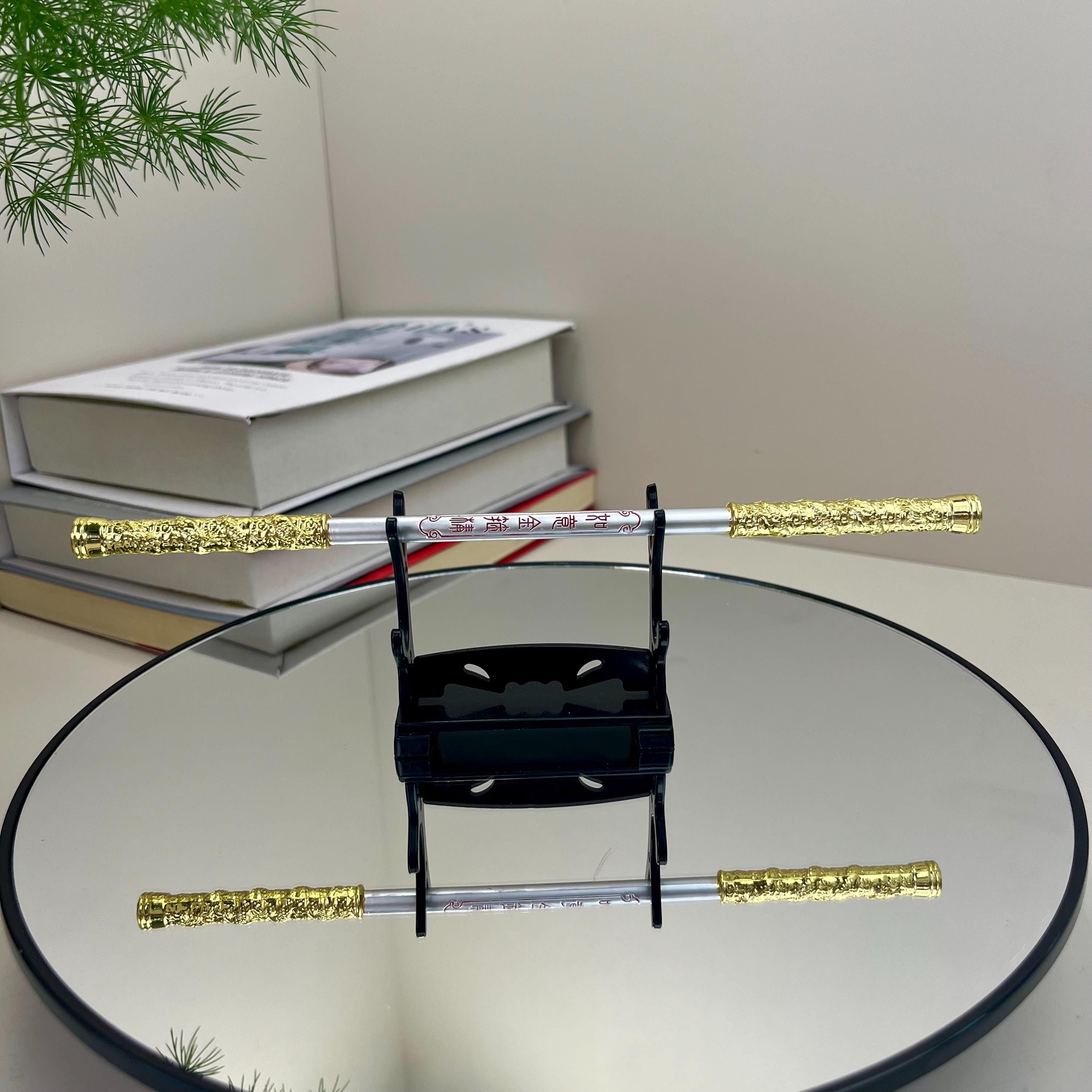 Ancient Keychain – Ruyi Gold Bone Club Knife, Metal Collectible Toy Gift