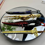 Elden Ring Dagger Set - Inspired Death Counterstab and Cursed Dagger Metal Collectible Display