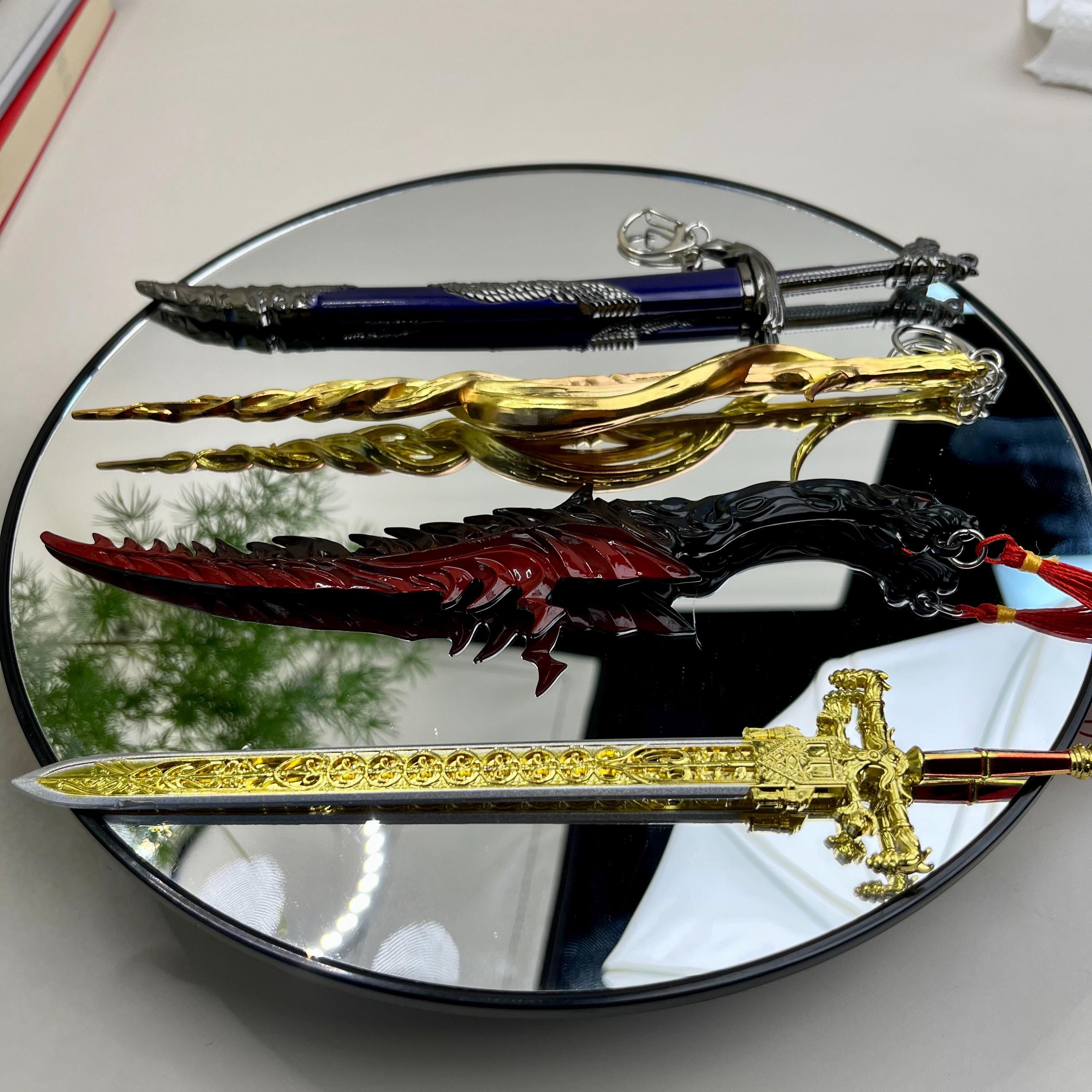 Elden Ring Dagger Set - Inspired Death Counterstab and Cursed Dagger Metal Collectible Display
