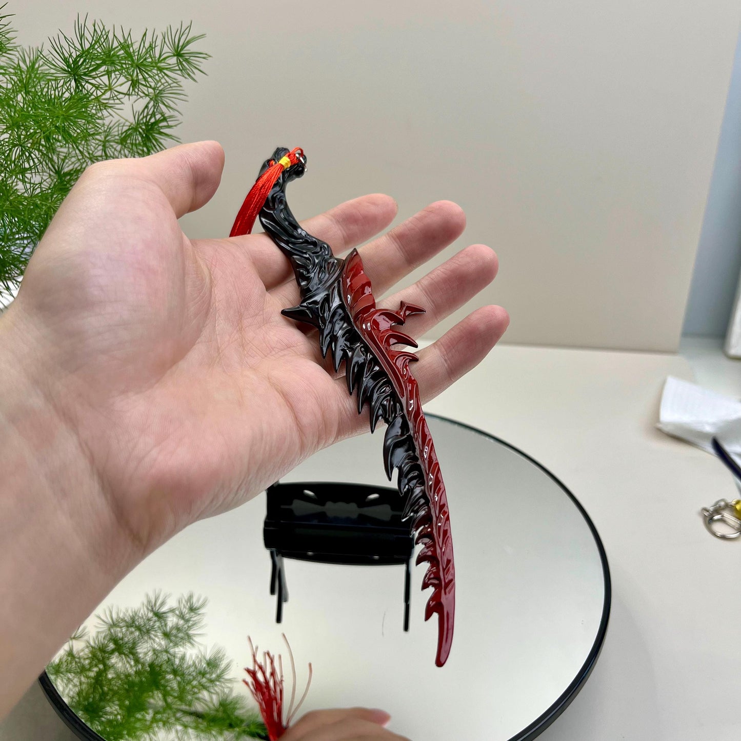 Eldenn Weapon, Death Dagger Reverse Stab, Greatsword of Damnation, Eldenn Knife, Metal Weapon Model, Weapon Replica, Cosplay Boys Toys Gifts