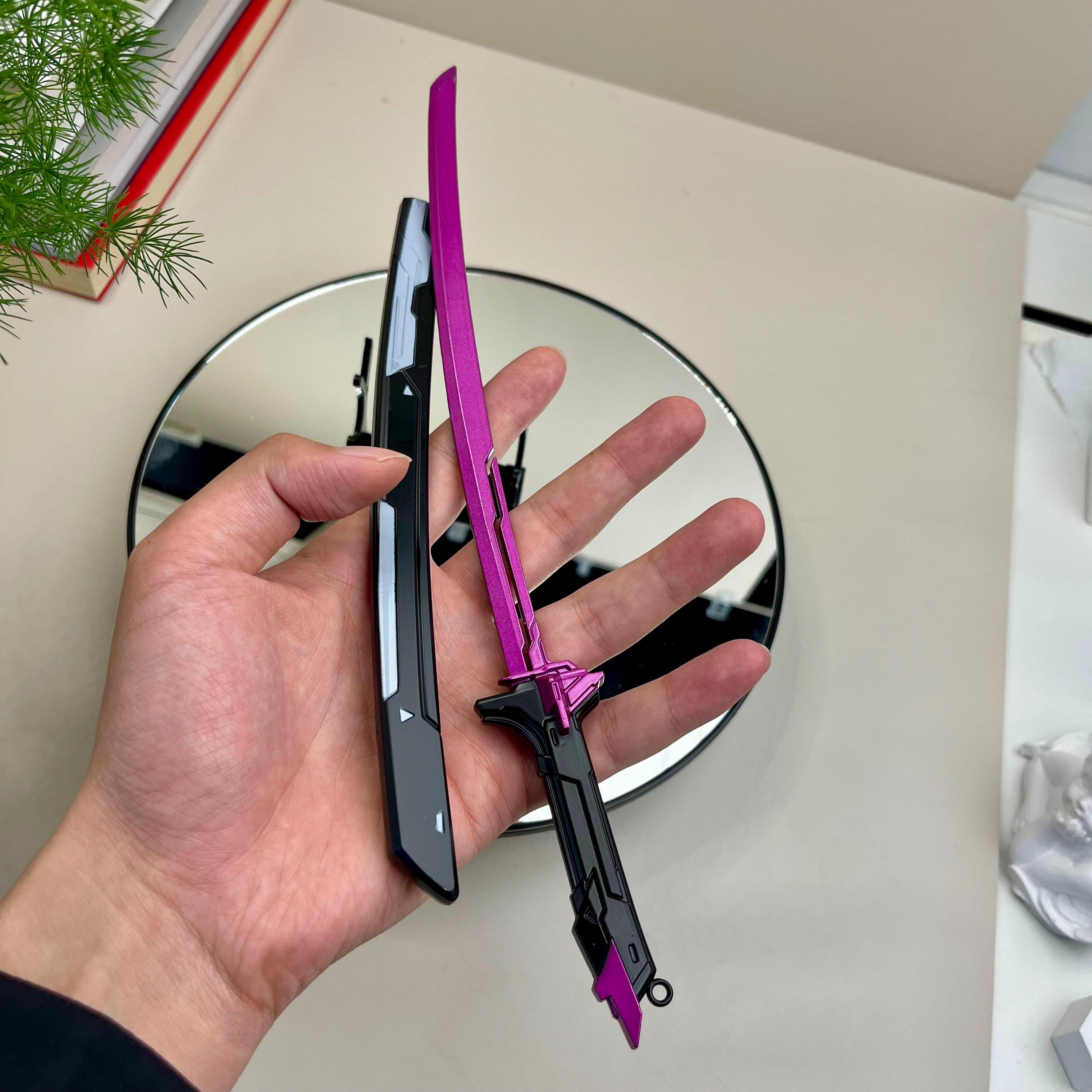 Valorant Ex.o Edge Knife Set – Jett Training Knife with Sheath, Collectible Gift for Players