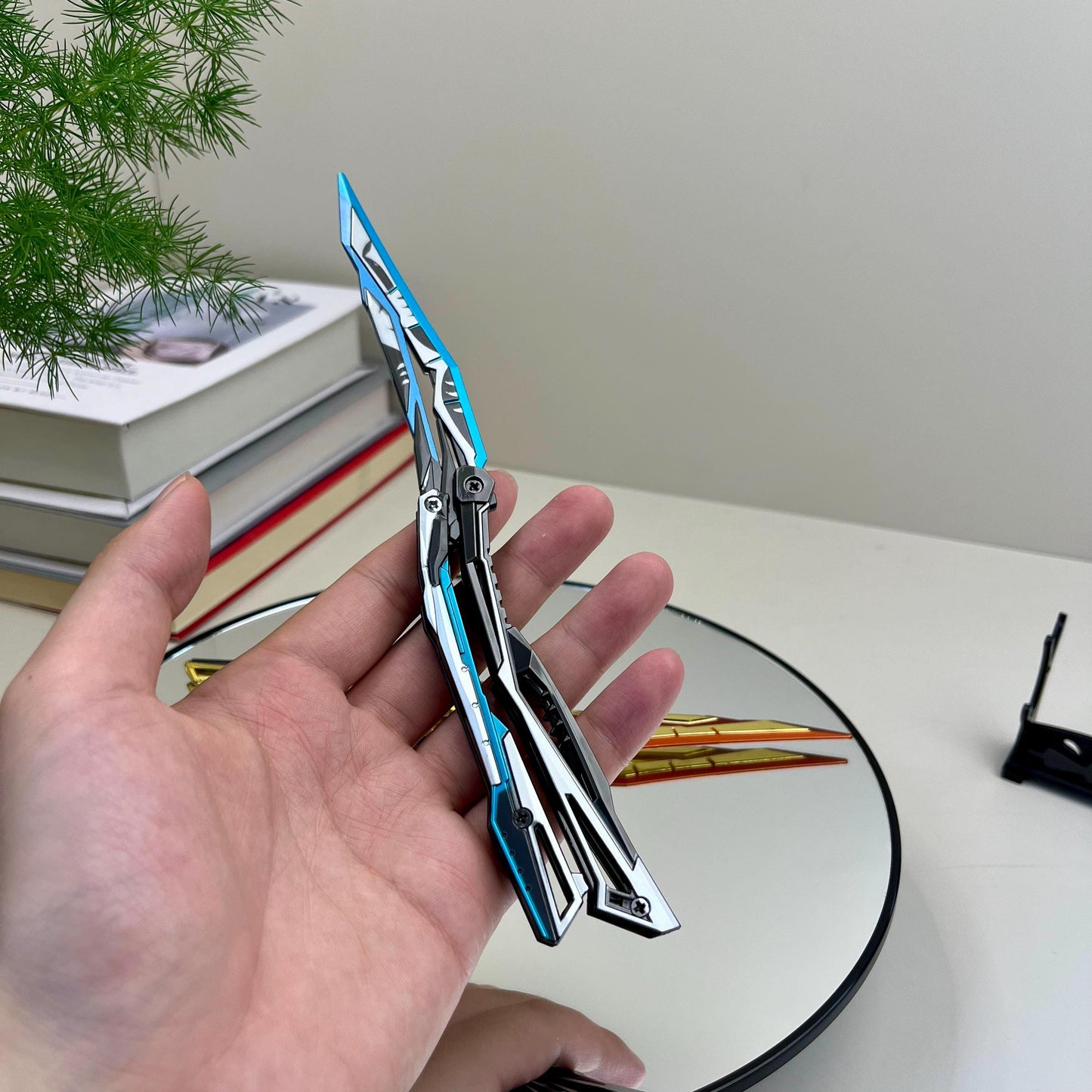 CrossFire Butterfly, Game Peripheral, Trainer Knife, Cosplay Prop, Blunt Knife, Weapons Replica, Toy Knife, Foldable Knife, Gift For Game