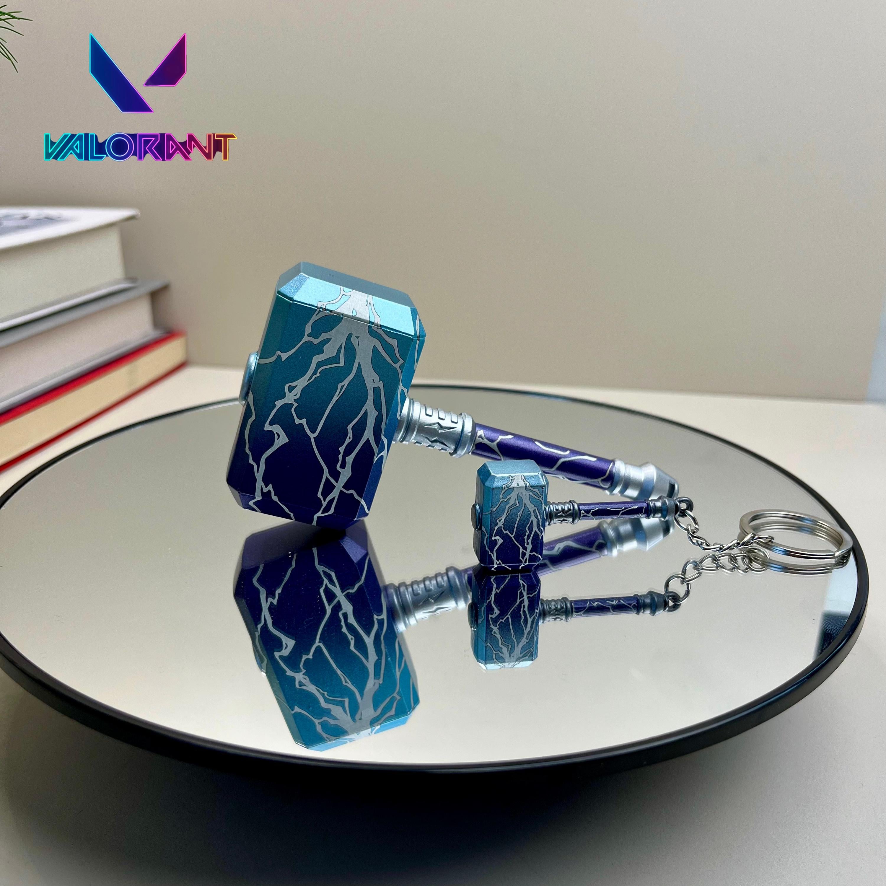 Valorant Inspired Smite Hammer – Metal Display Collectible