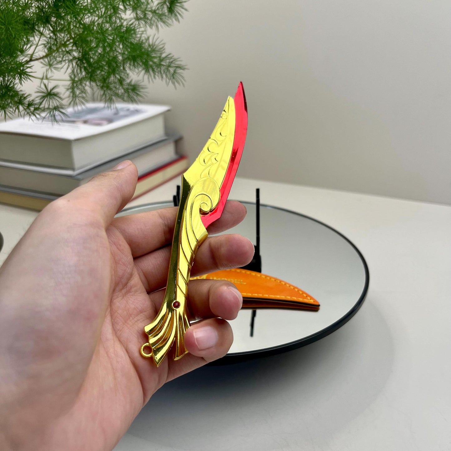 Valorant Ignite Fan, Valorant Knife, Jett Valorant, Melee Weapon Metal Model, Game Peripherals, Cosplay Prop, Weapons Replica, Toys Gift