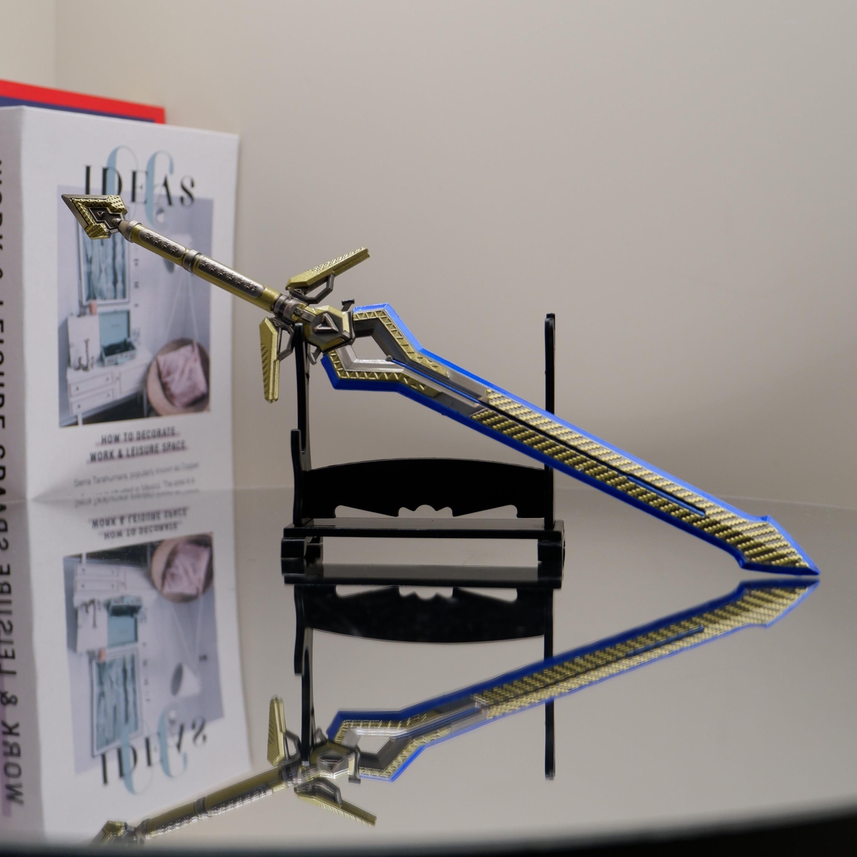 APEX Power Sword – Metal Display Model with Sheath, Katana-Style Desk Decor & Collector Gift